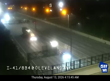 I-41/894/US 45  - I-41/894/US 45 at Cleveland Ave
