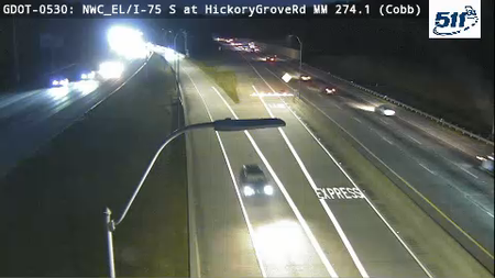 GDOT-0530: I-75 S at HickoryGroveRd MM 274.1 (Cobb)