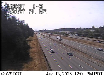 I-5 at MP 201.5: 101st Pl NE
