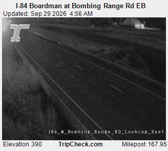 I-84 Boardman at Bombing Range Rd EB
