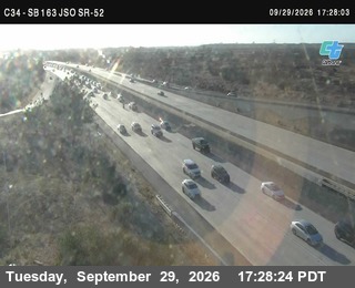 CA-163 - (C034) SR-163 : Just South Of SR-52 - South