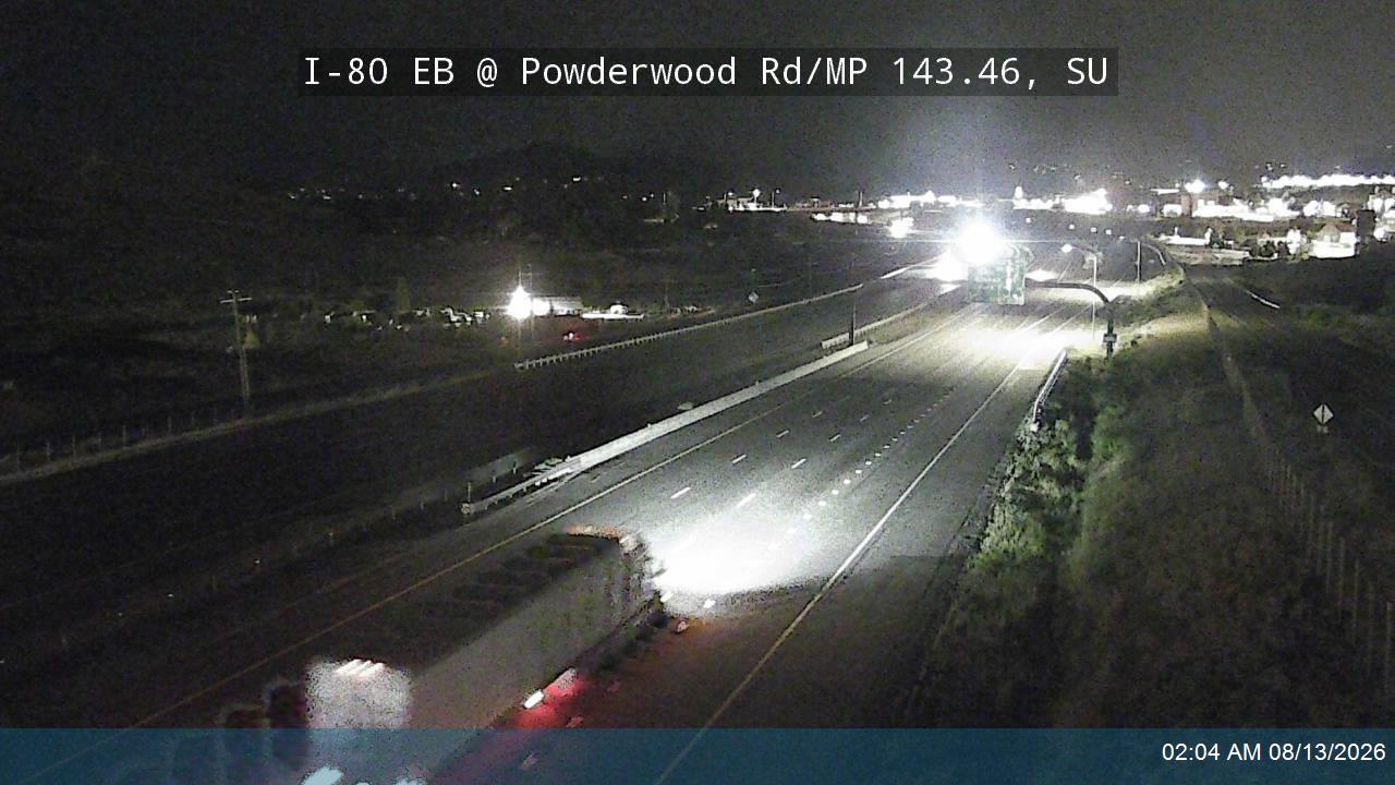 I-80 EB @ Powderwood Rd / MP 143.46, SU