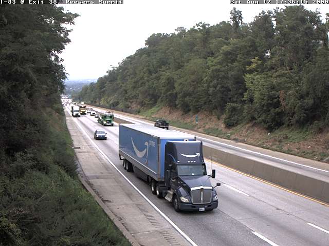 I-83 S/B @ Exit 38 Reeser Summit York Co.
