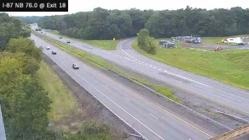 I-87 MP 076.00 NB at Interchange 18 (New Paltz)