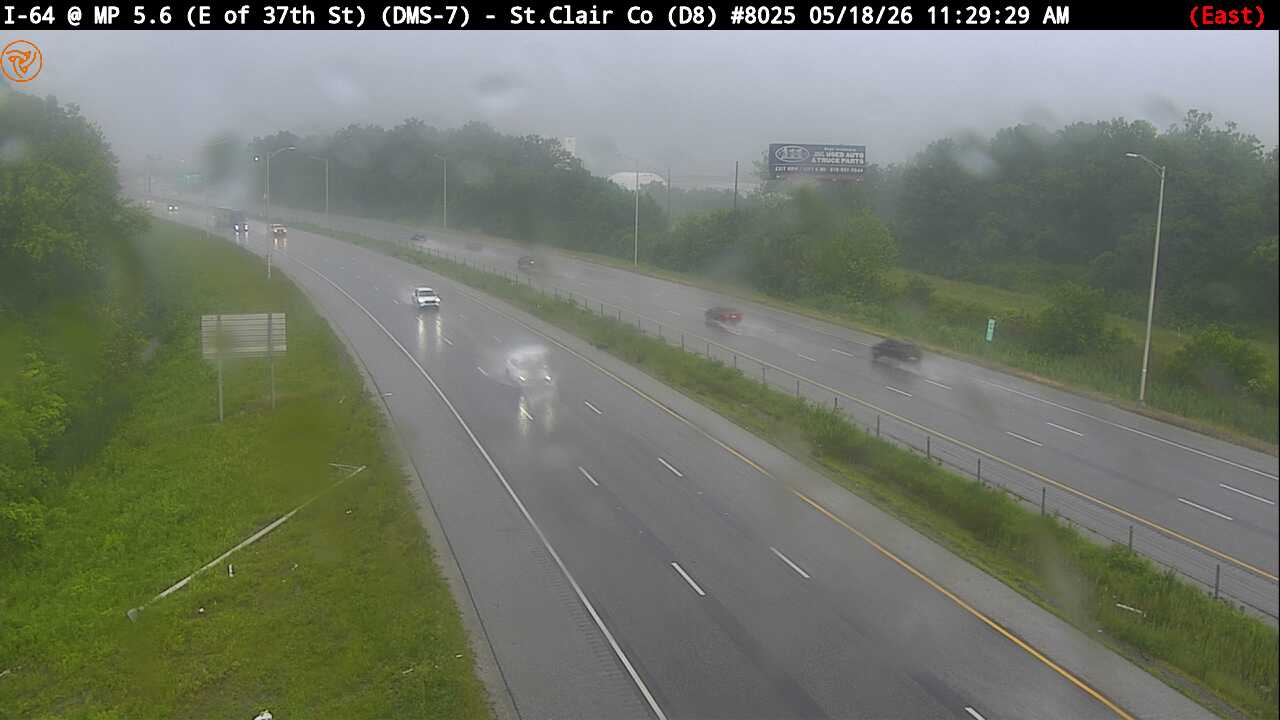 I-64 at Milepost 5.6 (East of 25th St.) (#8025)