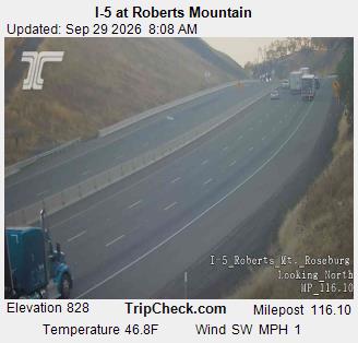 I-5 at Roberts Mountain