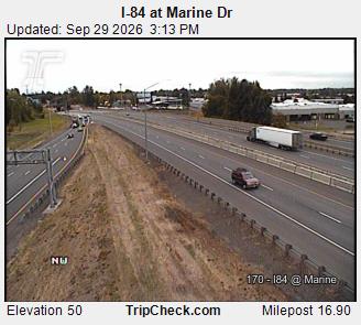 I-84 at Marine Dr