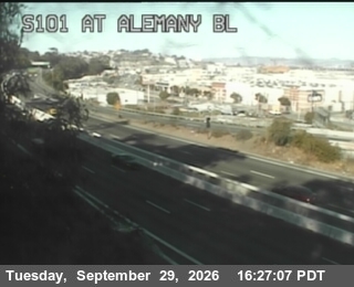 US-101 - TV308 -- US-101 : At Alemany Bl - South