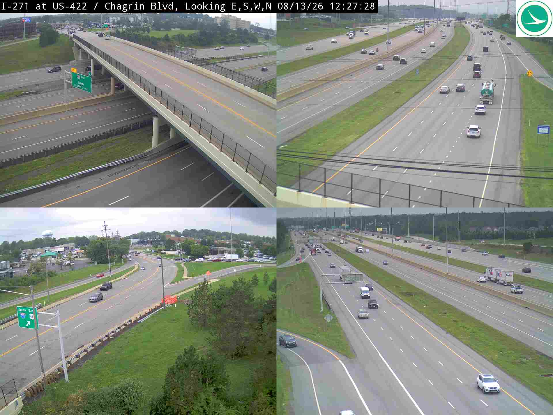 I-271 at US-422 / Chagrin Blvd