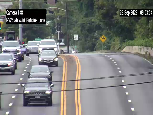 NY 25 at Robbins Lane