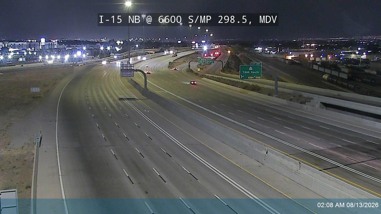 I-15 NB @ 6600 S / MP 298.5, MDV