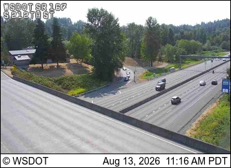 SR 167 at MP 22.4: S 212th St