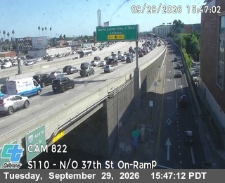 I-110 - I-110 : (822) S/O EXPOSITION BLVD - South