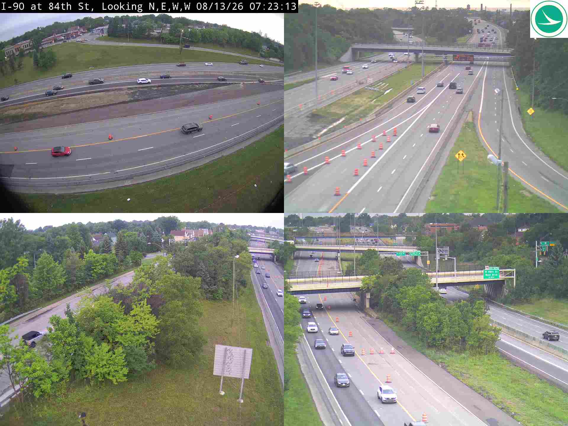 I-90 at W 84th St