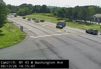 NY 43 at Washington Avenue