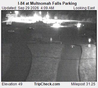 I-84 at Multnomah Falls Parking