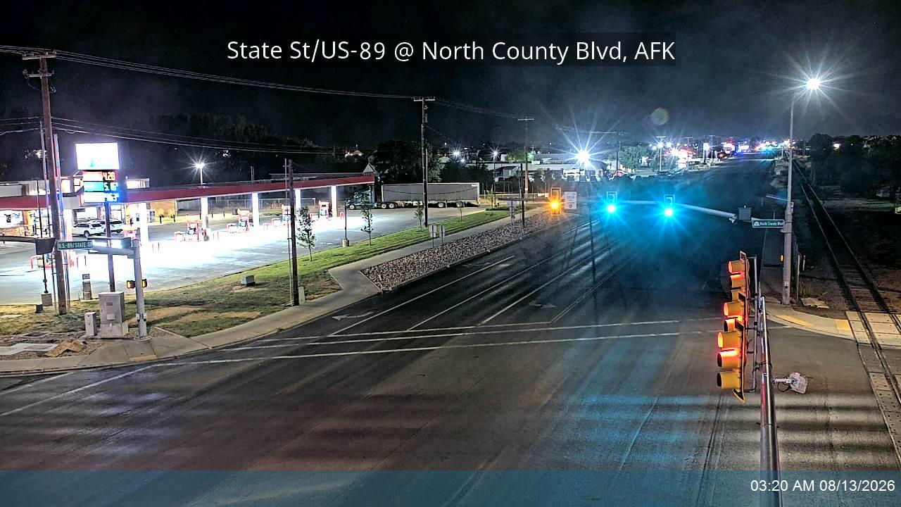 State St / US-89 @ North County Blvd / 1100 E / SR-129, AFK                                         