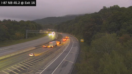I-87 MP 045.20 NB at Interchange 16 (Harriman)