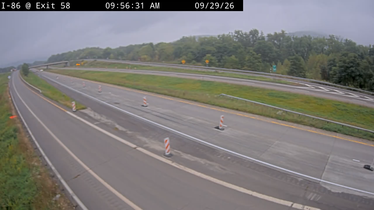 I-86 at Exit 58