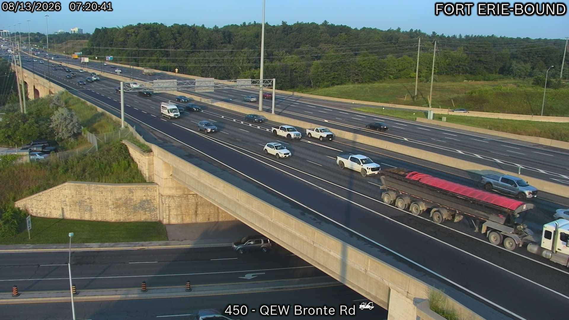 QEW near Bronte Road