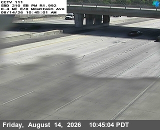 I-210 : (111) 0.4 Miles East of Mountain