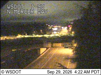 I-90 at MP 8: N Mercer Wy