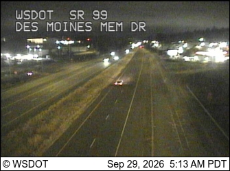 SR 99 at MP 24.8: Des Moines Memorial Dr