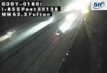 GDOT-0180: I-85 S past SR138 MM 63.3 (Fulton)
