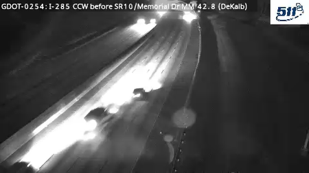 GDOT-0254: I-285 CCW before SR10/FreedomPkwy MM 42.8 (DeKalb)