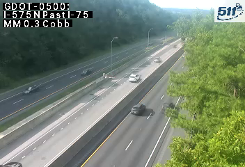 GDOT-0500: I-575 N past I-75 MM 0.6 (Cobb)