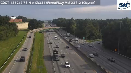 GDOT-1362: I-75 N at SR331/ForestPkwy MM 237.2 (Clayton)