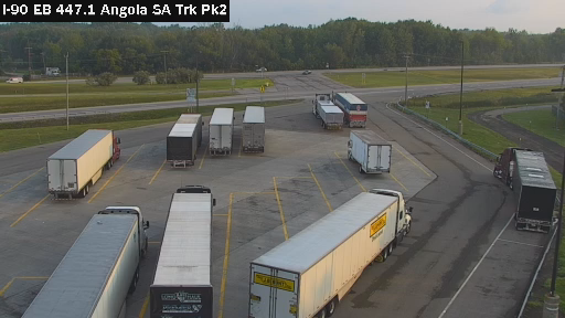 I-90 MP 447.1 EB Angola Service Area Truck Park 2