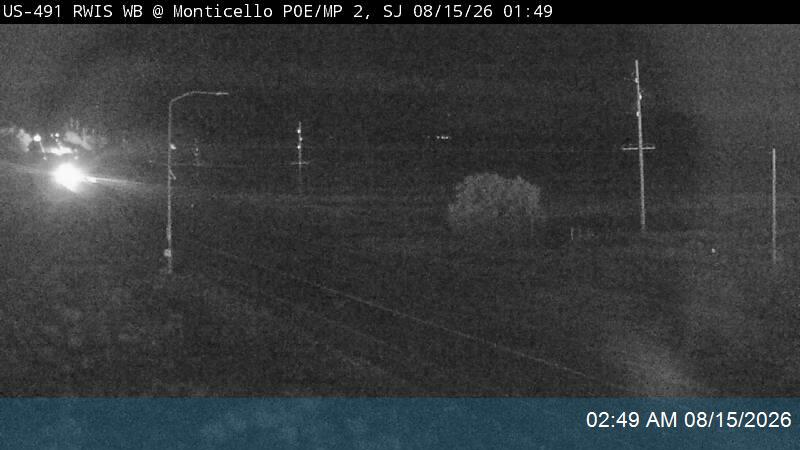 US-491 RWIS WB @ Monticello POE / MP 2, SJ                                                          
