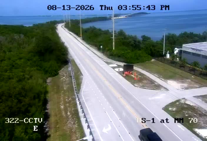 US-1 at Mile Marker 70