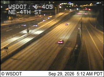 I-405 at MP 13.5: NE 4th St