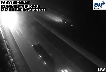 GDOT-0171: I-85 N past SR20 MM 116.4 (Gwinnett)
