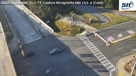 GDOT-0469: I-75 S before WindyHillRd MM 260.4 (Cobb)