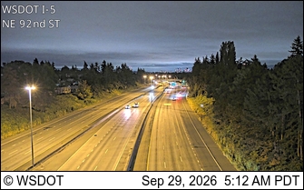 I-5 at MP 171.9: N 92nd St