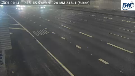 GDOT-0014: I-75/I-85 S before I-20 MM 248.1 (Fulton)