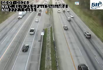 GDOT-0526: I-75 S past ShilohRd MM 272.1 (Cobb)