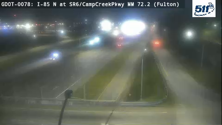 GDOT-0078: I-85 N at SR6/CampCreekPkwy MM 72.2 (Fulton)