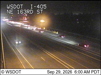 I-405 at MP 22.8: NE 163rd St