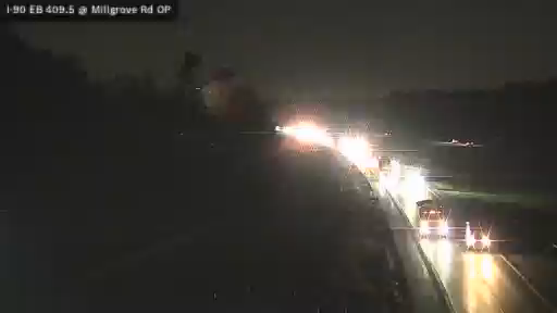 I-90 MP 409.50 East Bound at N. Millgrove Rd. Overapass