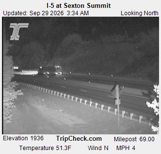 I-5 at Sexton Summit