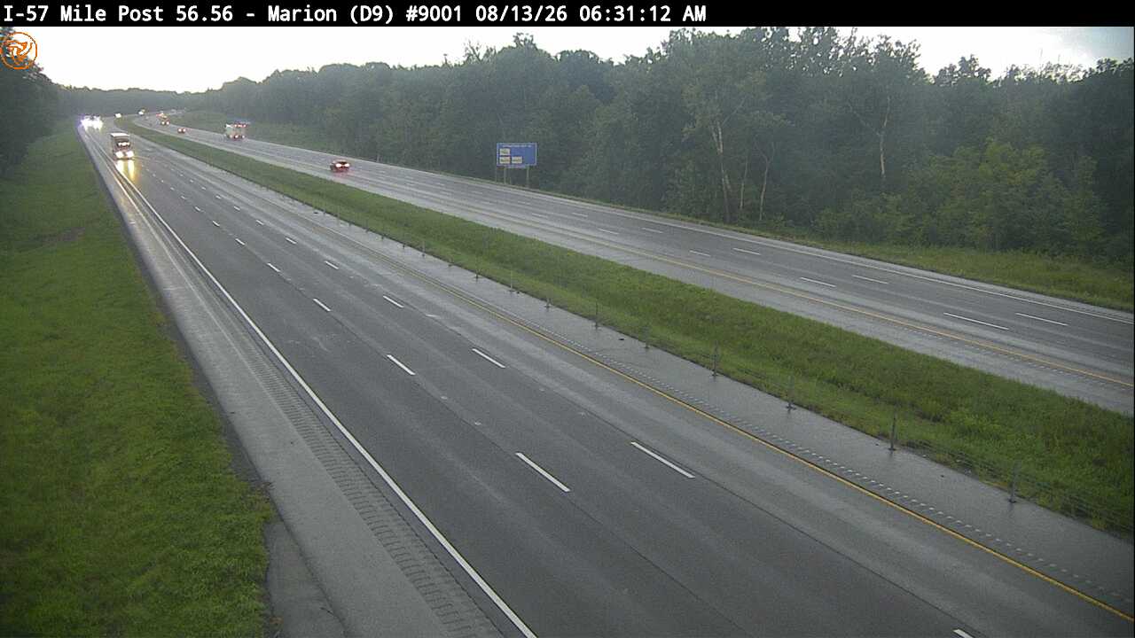 I-57 NB at Marion (Mile Post 56.56) (9001)