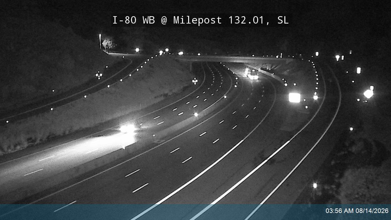 I-80 / Parley's Canyon WB @ Mt Aire Canyon Rd / MP 132.01, SL