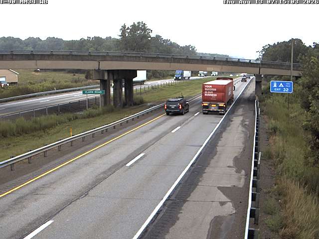 I-90 near Clark Rd Overpass Erie Co