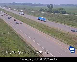 I-39/90  - I-39/90 at US 51/WIS 73