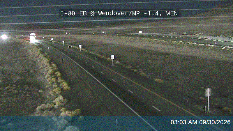 I-80 EB @ Wendover / UT MP -1.4 / NV MP 409.25, WEN