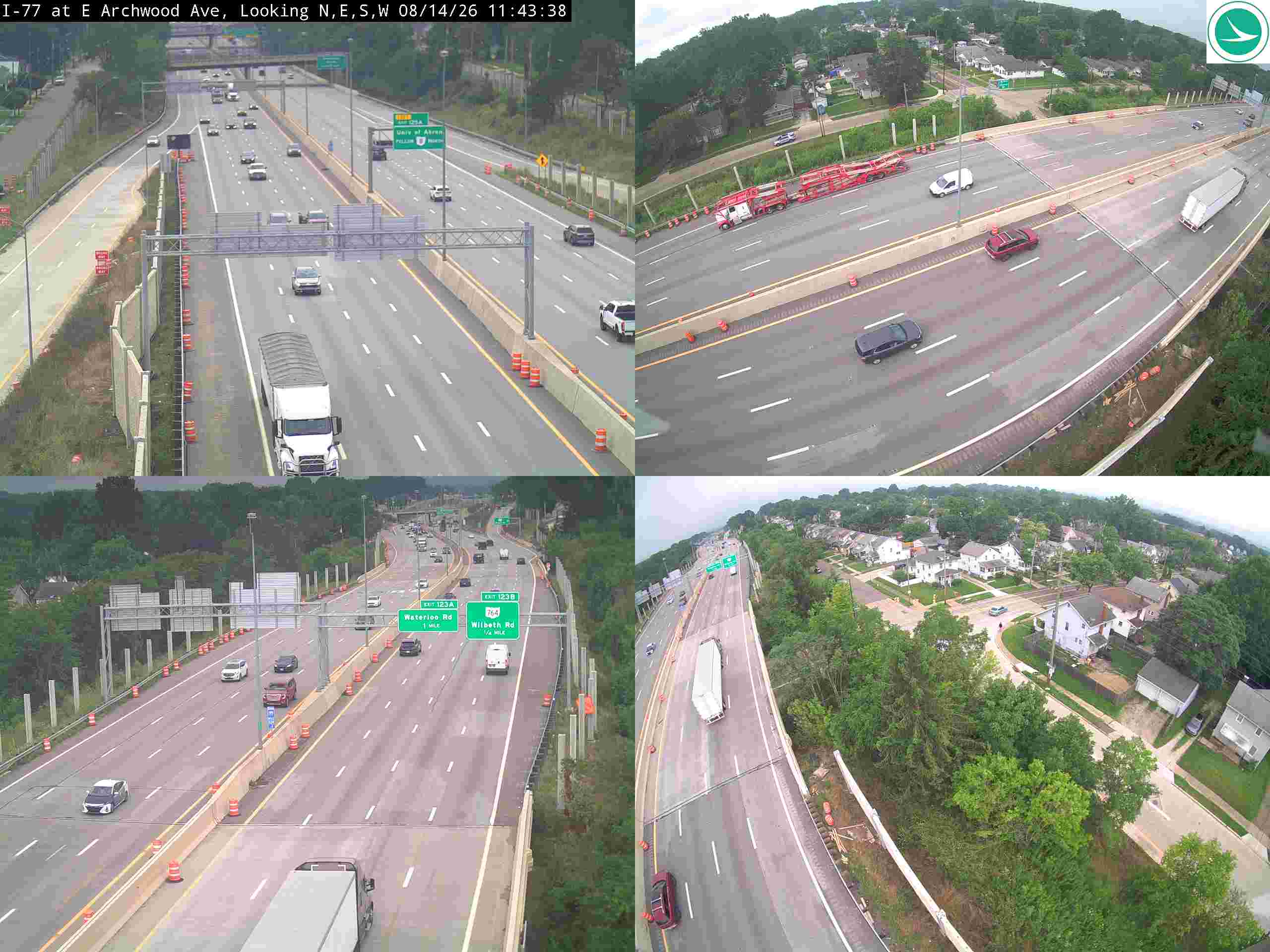 I-77 at E Archwood Ave